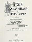 1925 Istoria Romanilor din Dacia Traian by Xenopol, 14 volumes, 3862 pages